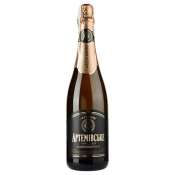 Artemivske White Semi-Sweet Sparkling Wine 13.5% 0.75l - buy, prices for - photo 1