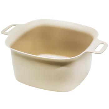 Ekodeo Beige Square Colander 3l