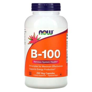 Now Foods B-100 Vitamin B 250 capsules - buy, prices for Biotus - photo 4