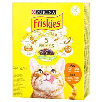 Friskies Dry Feed with Chicken and Vegetables for Adult Cats 300g - buy, prices for - photo 6