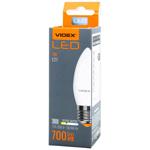 Лампа светодиодная Videx C37e 7W E27 3000K