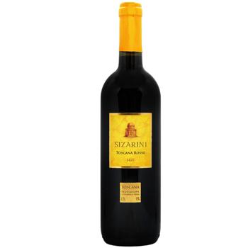 Sizarini Toscana Rosso Red Dry Wine 13% 0.75l - buy, prices for AlcoHub - photo 1