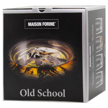 Maison Forine Old School Whiskey Glass Set 4pcs x 340ml - buy, prices for WINETIME - photo 1
