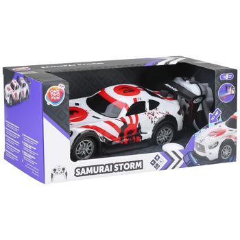 Машинка на радіокеруванні One Two Fun Samurai Storm, біло-червоний (3665257697761) - купить, цены на Auchan - фото 1