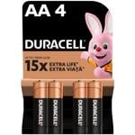 Duracell AA Alkaline Batteries 4pcs