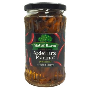 Natur Bravo Bitter Pickled Peppers 370ml - buy, prices for COSMOS - photo 1
