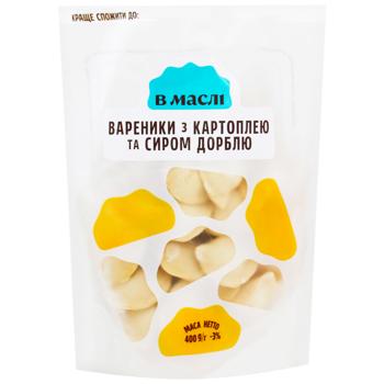 Вареники В Маслі с картофелем и сыром дорблю 400г