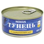 Novus Tuna Pieces In Sunflower Oil 185g