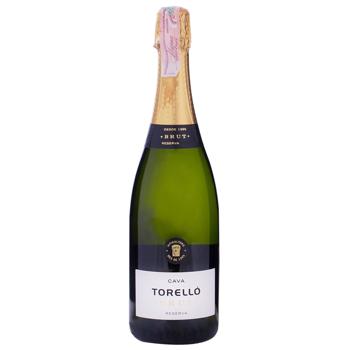 Torello Reserva White Brut Sparkling Wine 11.5% 0.75l