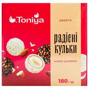 Набір цукерок Toniya Радісні кульки 180г - купити, ціни на МегаМаркет - фото 2