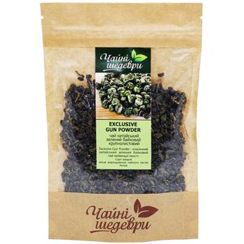 Chayni Shedevry Exclusive Gun Powder Large Leaf Green Tea - buy, prices for Auchan - photo 1