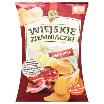 Wiejskie Ziemniaczki Bacon Chips 130g - buy, prices for EKO Market - photo 1