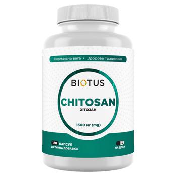 Хітозан Biotus 1500мг 120 капсул - купити, ціни на Біотус - фото 1
