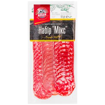 Alan Mix Sliced Sausage Set High Grade 120g - buy, prices for Ideal - photo 1