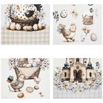 Easter Waffle Towel 34x60cm in assortment