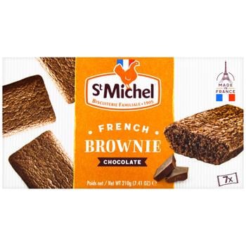 St Michel Brownie with Dark and Milk Chocolate 210g - buy, prices for NOVUS - photo 3