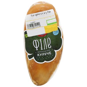 Куряче філе Алан варено-копчене - купить, цены на МегаМаркет - фото 2