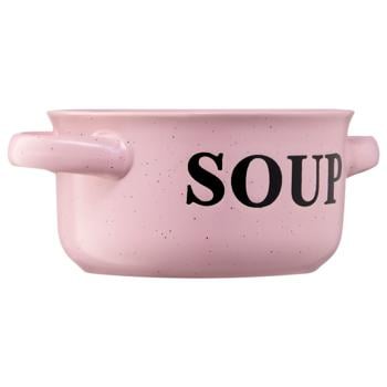 Ardesto Alcor Pink Broth Plate 550ml - buy, prices for ULTRAMARKET - photo 2