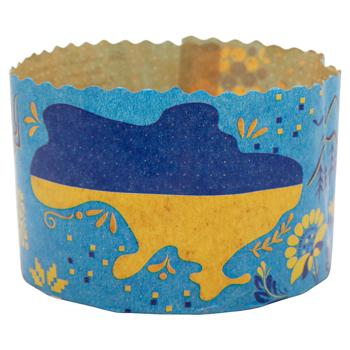 Форма для випікання Патріотична паперова 130х85мм - купити, ціни на ЕКО Маркет - фото 3