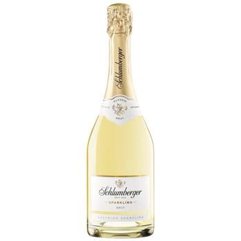 Вино игристое Schlumberger Brut белое 11,5% 0,75л