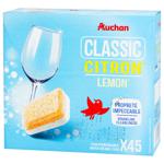 Auchan Citrus Dishwasher Tablets 45pcs