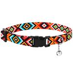 Barksi Urban Гуцульський нейлоновий нашийник для котів XS - різнокольоровий