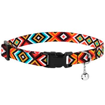 Barksi Urban Гуцульський нейлоновий нашийник для котів XS - різнокольоровий - купить, цены на MasterZoo - фото 1