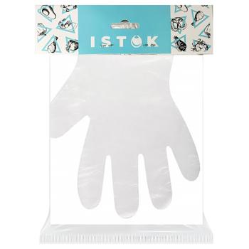 Рукавички Istok одноразові поліетиленові відривні 100шт - купити, ціни на Чудо Маркет - фото 1