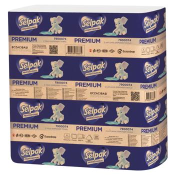 Selpak  Professional Premium Z Paper towels two-layer