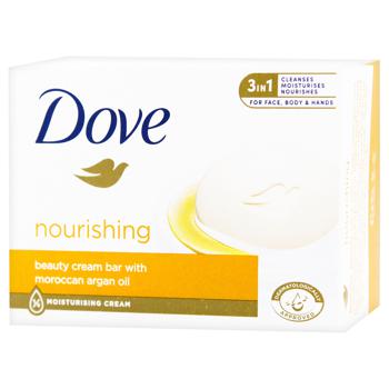 Dove Nourishing Moroccan Argan Oil Solid Cream Soap 90g - buy, prices for MegaMarket - photo 2