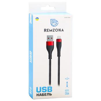Кабель Remzona MicroUSB 2м CUM2-03BK - купить, цены на МегаМаркет - фото 3