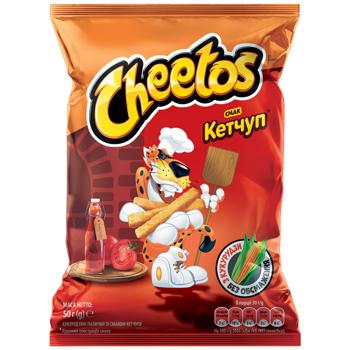 Палочки кукурузные Cheetos со вкусом кетчупа 50г - купить, цены на Grono - фото 1