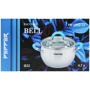 Кастрюля Pepper 22см 4,7л - купить, цены на - фото 3