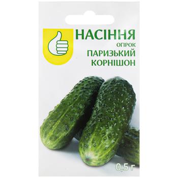 Насіння Кожен День Огірок Паризький Корнішон 0,5г - купити, ціни на Auchan - фото 1