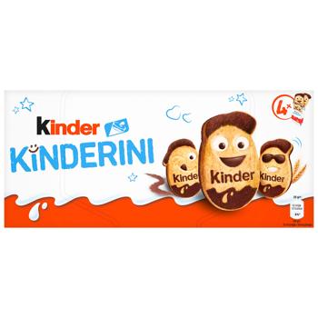 Kinder Kinderini Crispy Cookies with Cocoa Milk Decoration 100g - buy, prices for MegaMarket - photo 1