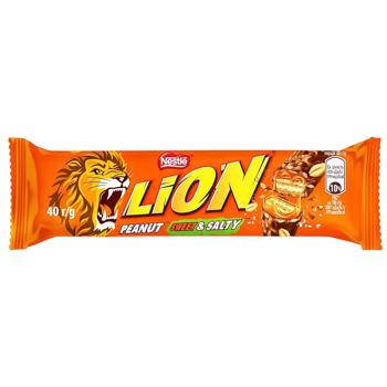 Батончик LION® Арахіс і Солона карамель 40г - купити, ціни на Ідеал - фото 1