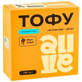 Тофу Alive №12 в маринаді каррі 240г - купити, ціни на КОСМОС - фото 3