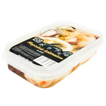 Fish Food Sea Cocktail in Oil 300g - buy, prices for Supermarket "Kharkiv" - photo 1