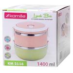 Ланч-бокс Kamille 1,4л в асортименті