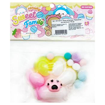 Игрушка «Лапка» антистресс Блестяшка 7см - купить, цены на Чудо Маркет - фото 1