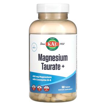 KAL Magnesium Taurate + 400mg 180 tablets - buy, prices for Biotus - photo 1