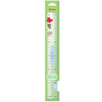 Auchan Plastic Ruler with Handle 30cm in assortment - buy, prices for - photo 2