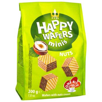 Вафли Flis Happy Wafers лесной орех 200г - купить, цены на КОСМОС - фото 2