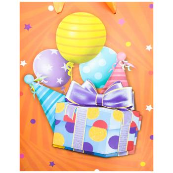 Пакет подарочный бумажный 17,5*23,5*8см - купить, цены на Таврия В - фото 3