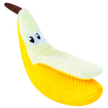 Іграшка для котів Petstages Dental Banana 12 см - купити, ціни на MasterZoo - фото 1