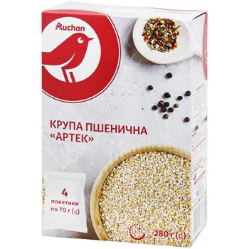 Auchan Artek Wheat Groats 280g - buy, prices for Auchan - photo 1