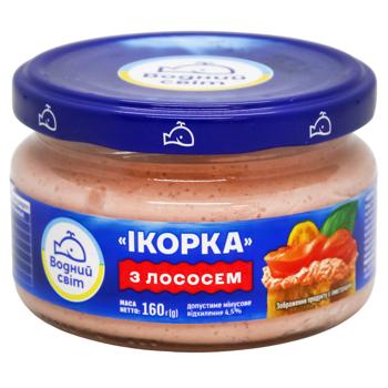 Vodnyj Svit Ikorka Paste with Salmon 160g - buy, prices for COSMOS - photo 1