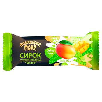 Voloshkove Pole Mango Glazed Curd Snack 26% 36g - buy, prices for EKO Market - photo 1