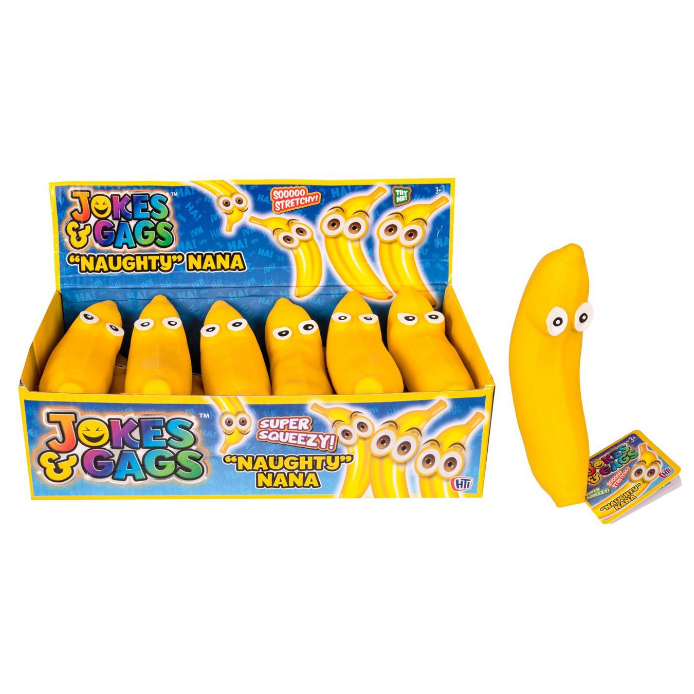 Jokes and gags squeezy banana hot sale