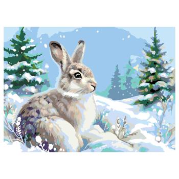 КАРТИНА ЗА НОМЕРАМИ ЗИМОВИЙ ЛІС - купити, ціни на Auchan - фото 1